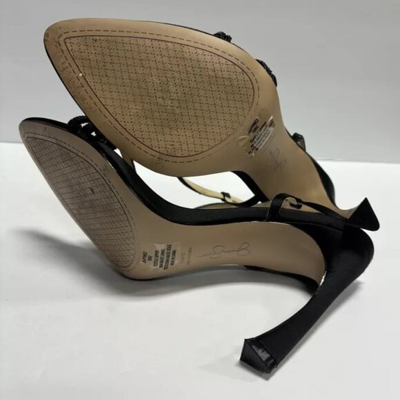 Jessica Simpson Women’s Pyine 2 Black Ankle Strap, Size 10 M - Picture 5 of 6